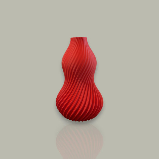 3D Printed Spiral Vase | Modern Minimalist Home Decor Flower Vase