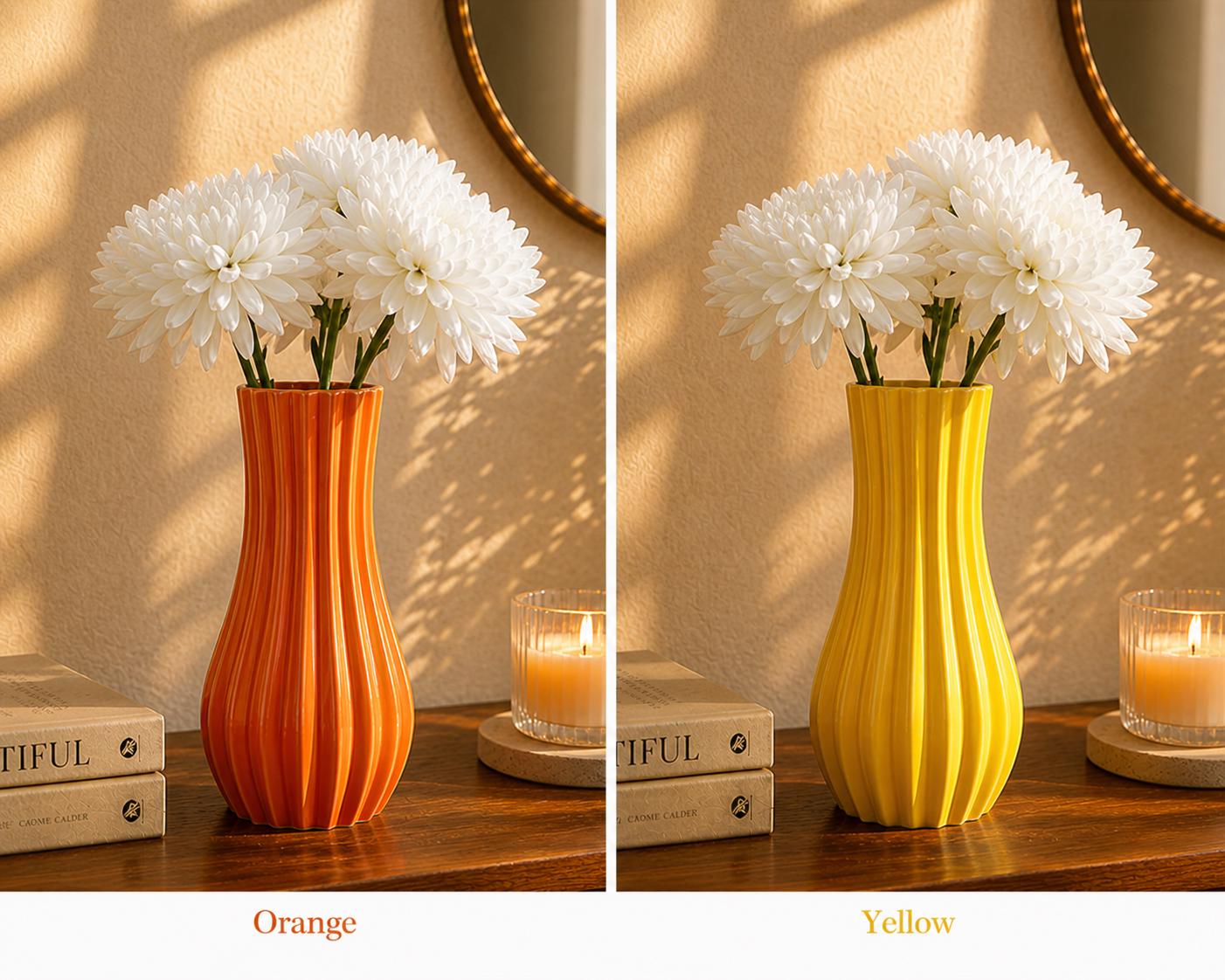 Modern Organic Vase | 3D Printed Minimalist Home Decor Flower Vase