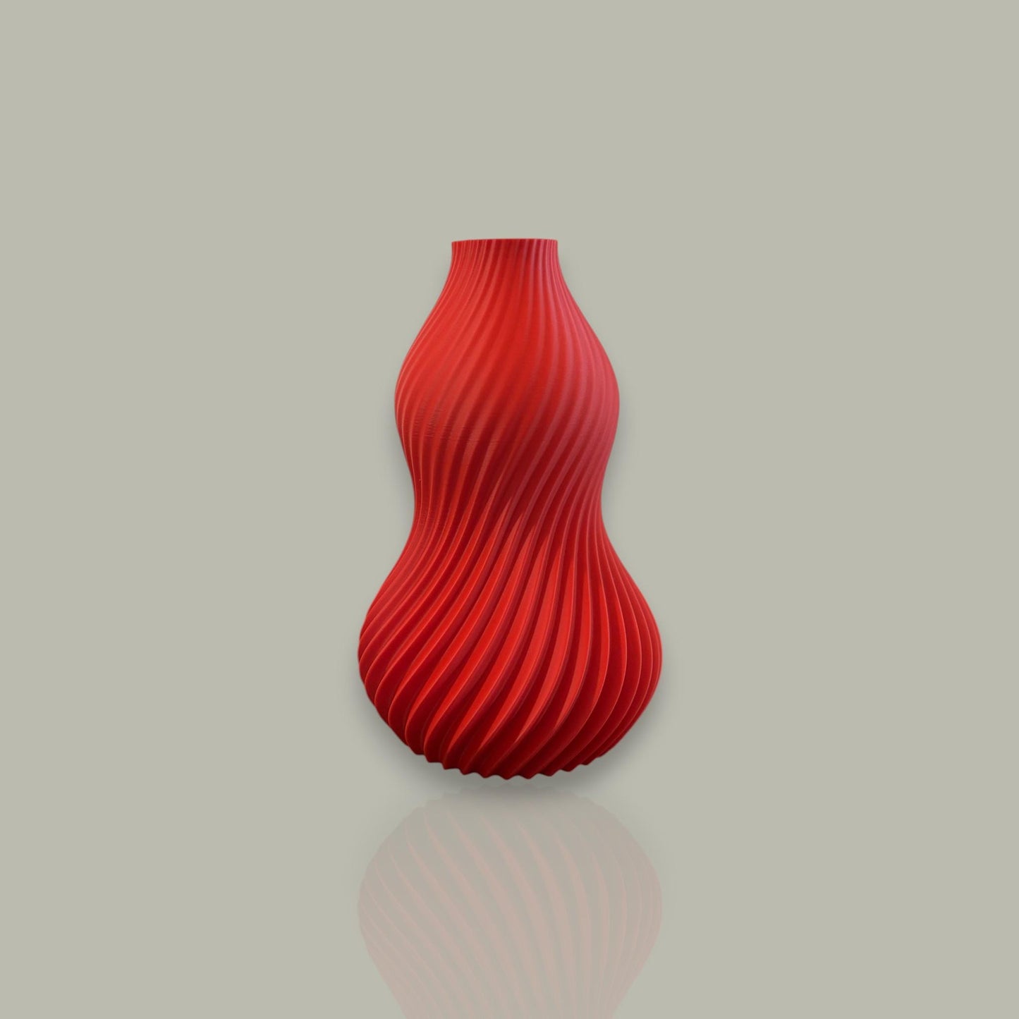 3D Printed Spiral Vase | Modern Minimalist Home Decor Flower Vase