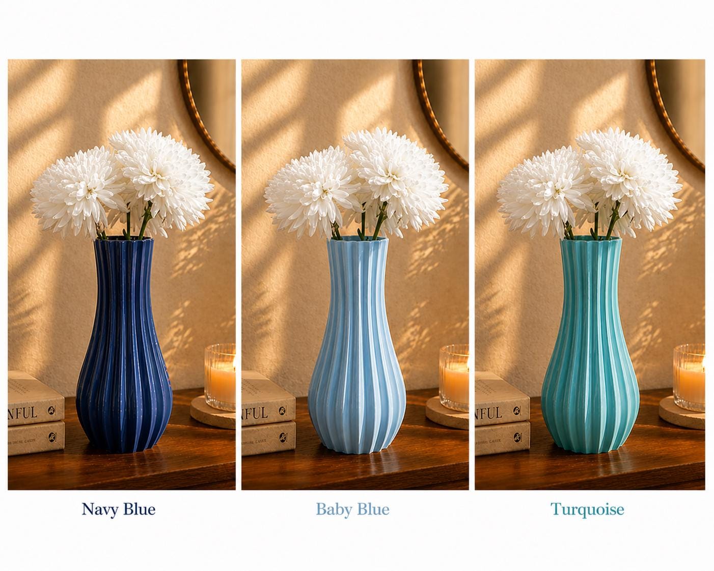 Modern Organic Vase | 3D Printed Minimalist Home Decor Flower Vase