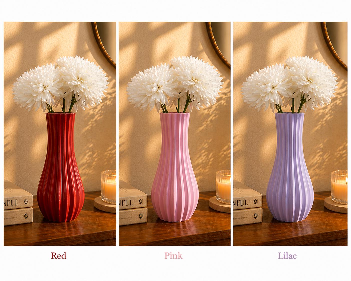 Modern Organic Vase | 3D Printed Minimalist Home Decor Flower Vase