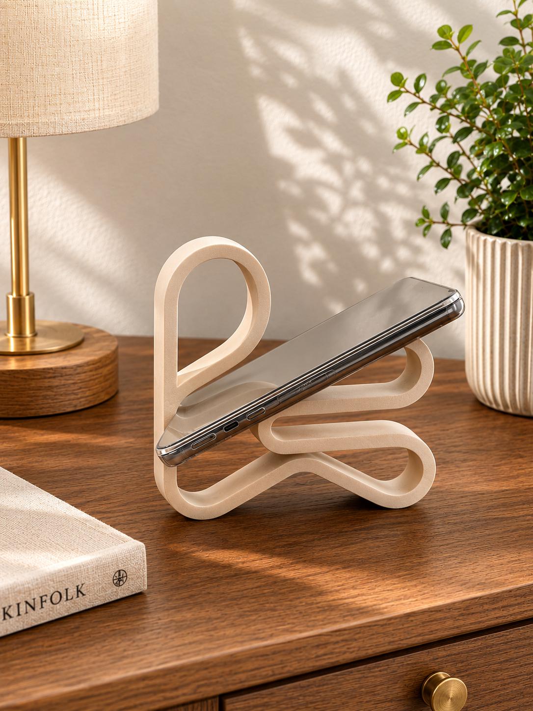 Laptop & Tablet Stand, Dual Laptop Holder, MacBook Dock, Vertical Desk Organizer, Minimalist Office Decor, Home Office