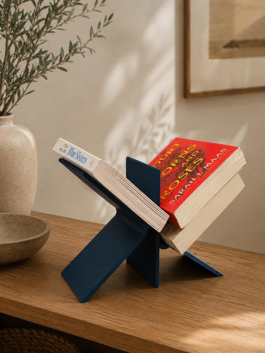 Desk Organizer, Book Stand & Tablet Holder, Bedside Organizer, Reading Stand, Desktop Storage Tray, Glasses Holder, Office Desk Accessory