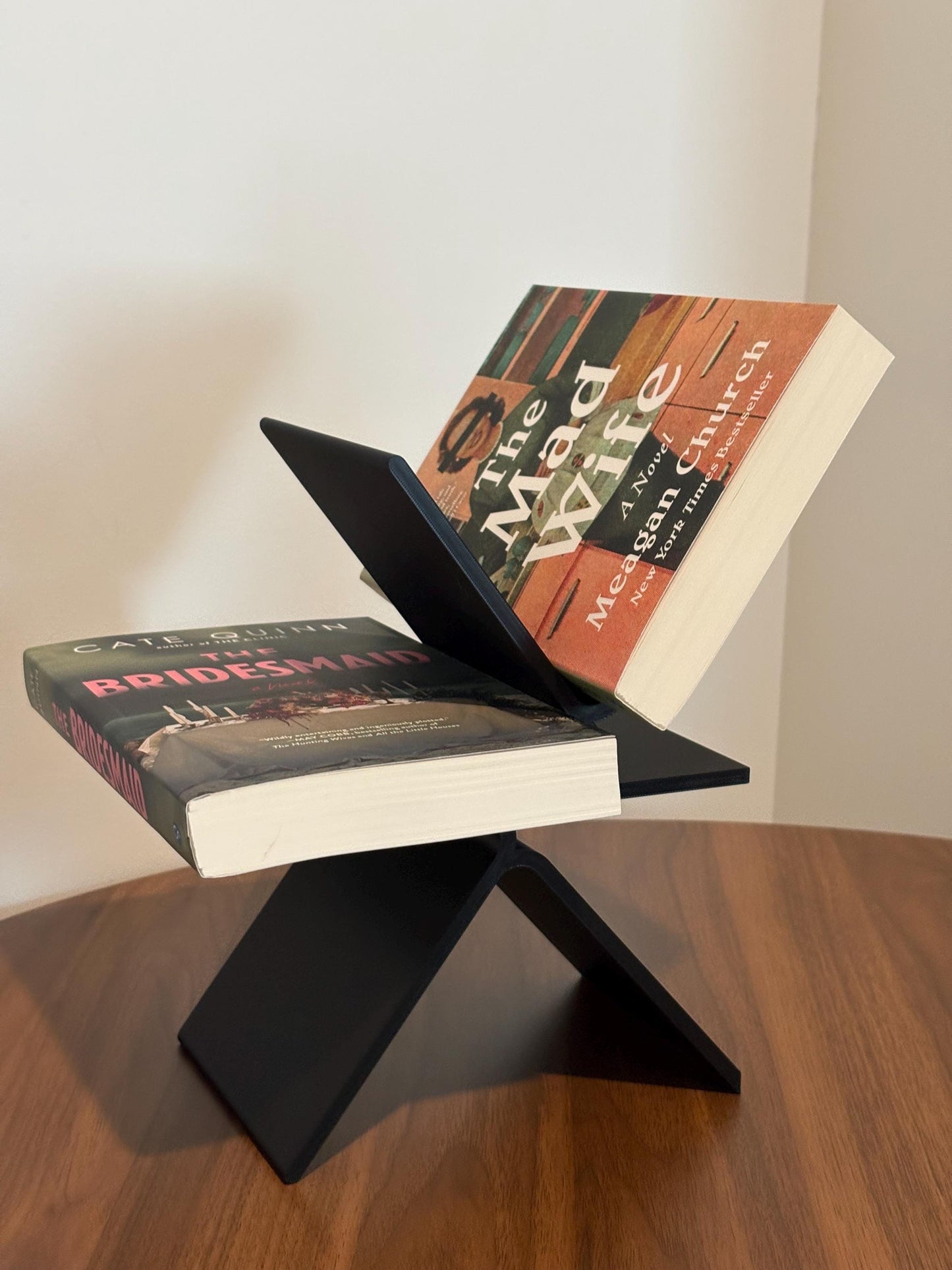 Desk Organizer, Book Stand & Tablet Holder, Bedside Organizer, Reading Stand, Desktop Storage Tray, Glasses Holder, Office Desk Accessory