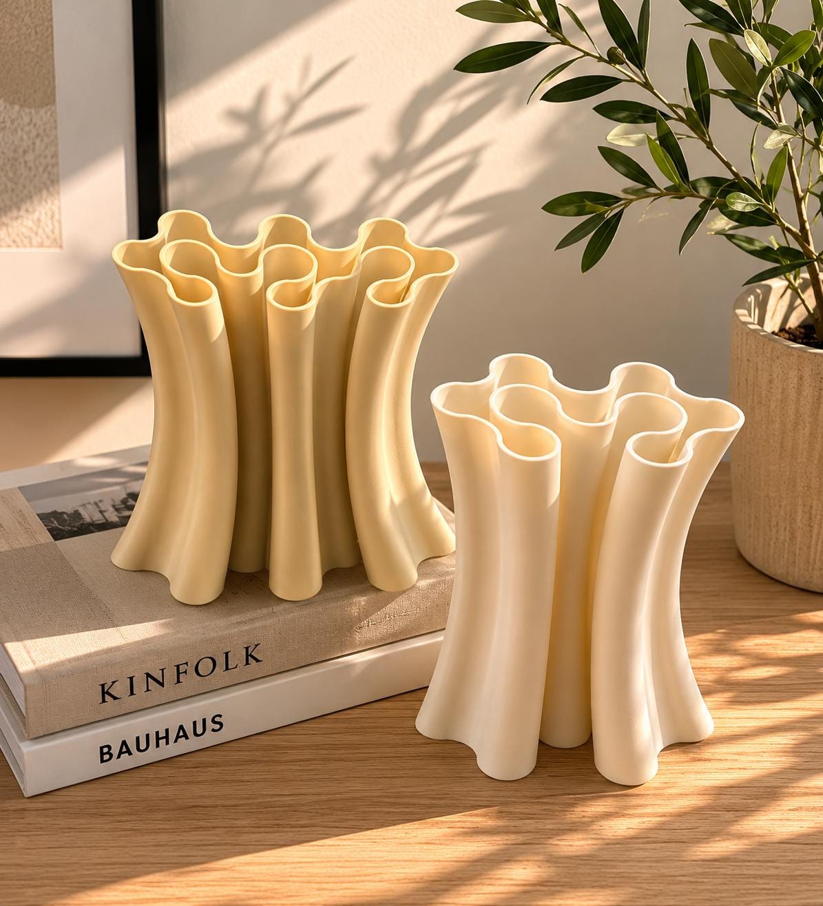 Brick Bouquet Vase, Modern 3D Printed Flower Vase, Botanical Arrangement Display, Japandi Home Decor, Minimalist Floral Holder